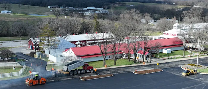 Parking Lot Resurfacing: Purina Farms in Gray Summit, MO
